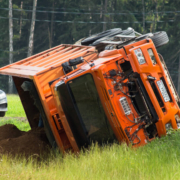 truck rollover accident